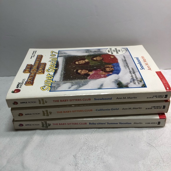 Vintage The Babysitters Club Super Special Books #2, 5, and 7 1989-1991 - Picture 5 of 15
